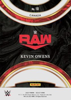 2023 Panini Select WWE - Global Icons #10 Kevin Owens Back