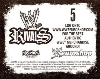2009 Topps WWE Rivals #5 John Cena Back