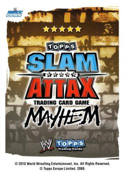 2010 Topps Slam Attax WWE Mayhem (UK Variant) #NNO Big Show Back