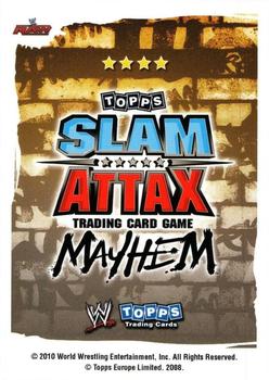 2010 Topps Slam Attax WWE Mayhem (UK Variant) #NNO Mark Henry Back