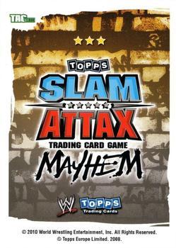 2010 Topps Slam Attax WWE Mayhem (UK Variant) #NNO Montel Vontavious Porter / JTG Back