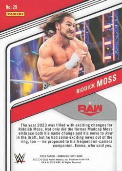2023 Donruss Elite WWE - Blue #29 Riddick Moss Back