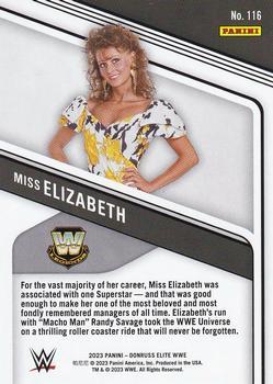 2023 Donruss Elite WWE - Purple #116 Miss Elizabeth Back
