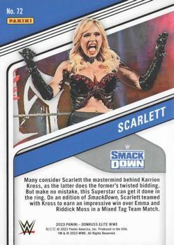 2023 Donruss Elite WWE - Orange #72 Scarlett Back