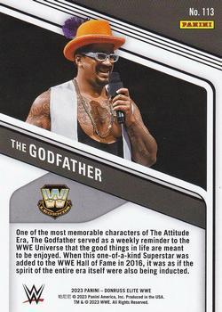 2023 Donruss Elite WWE - Orange #113 The Godfather Back