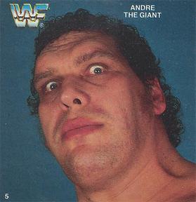 1988 Quaker Dipps WWF #5 Andre the Giant Front