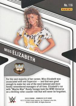 2023 Donruss Elite WWE - Status Die Cut #116 Miss Elizabeth Back