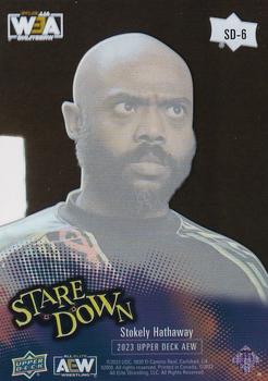 2023 Upper Deck AEW - Stare Down #SD-6 Stokely Hathaway Back