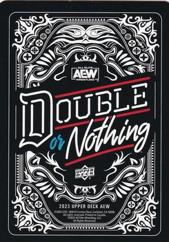 2023 Upper Deck AEW - Double or Nothing Playing Cards #PC-54 Danhausen Back