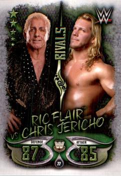 2018 Topps India Slam Attax WWE Live #77 Ric Flair / Chris Jericho Front