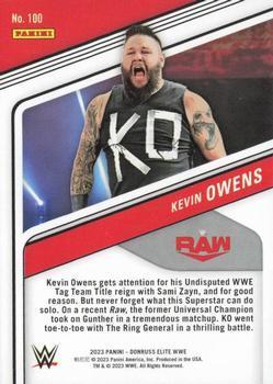 2023 Donruss Elite WWE - Status #100 Kevin Owens Back