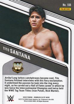 2023 Donruss Elite WWE - Status #108 Tito Santana Back