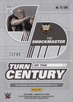 2023 Donruss Elite WWE - Turn of the Century Signatures Red #TC-SHK The Shockmaster Back