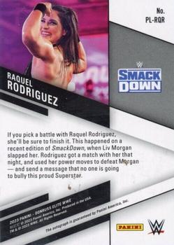 2023 Donruss Elite WWE - Pen Pals Gold #PL-RQR Raquel Rodriguez Back