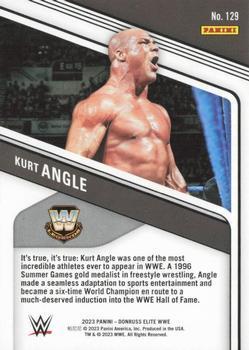 2023 Donruss Elite WWE - Red #129 Kurt Angle Back