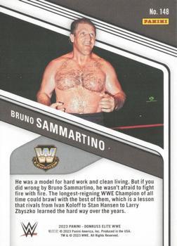 2023 Donruss Elite WWE - Red #148 Bruno Sammartino Back