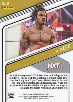 2023 Donruss Elite WWE - Pink #21 Wes Lee Back