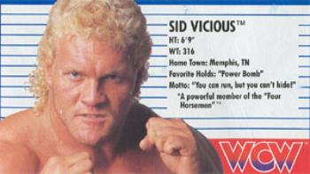 1990-91 Galoob WCW Figure Cards #NNO Sid Vicious Front