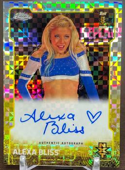 2015 Topps Chrome WWE - NXT Autographs X-Fractor #NNO Alexa Bliss Front