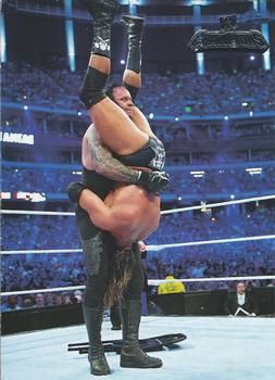 2011 Topps WWE Champions #87 Undertaker Defeats Triple H Front