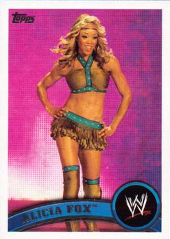 2011 Topps WWE #46 Alicia Fox Front