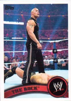2011 Topps WWE #82 The Rock Front