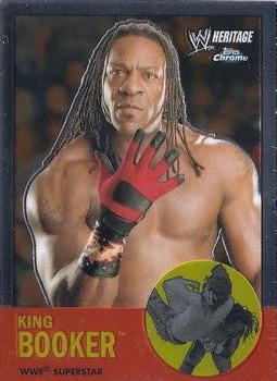 2007 Topps Chrome Heritage II WWE #31 King Booker Front