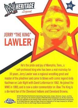 2007 Topps Chrome Heritage II WWE #83 Jerry 