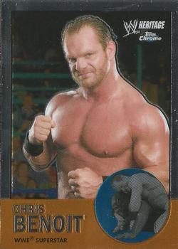 2007 Topps Chrome Heritage II WWE #32 Chris Benoit Front