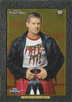 2007 Topps Chrome Heritage II WWE #98 Rowdy Roddy Piper Front