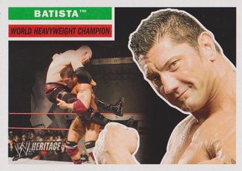 2005 Topps Heritage WWE #2 Batista Front