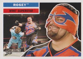 2005 Topps Heritage WWE #9 Rosey Front