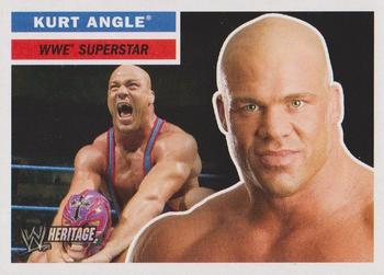 2005 Topps Heritage WWE #23 Kurt Angle Front