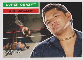 2005 Topps Heritage WWE #44 Super Crazy Front