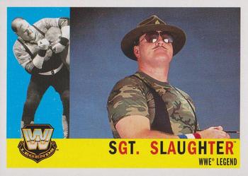 2005 Topps Heritage WWE #86 Sgt. Slaughter Front