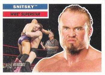 2005 Topps Heritage WWE #57 Snitsky Front