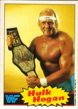 1985 O-Pee-Chee WWF Pro Wrestling Stars #1 Hulk Hogan Front