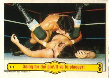 1985 O-Pee-Chee WWF Pro Wrestling Stars #52 Going For The Pin! Front