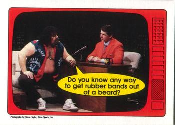 1985 O-Pee-Chee WWF Pro Wrestling Stars Series 2 #55 Captain Lou Albano / Vince McMahon Front