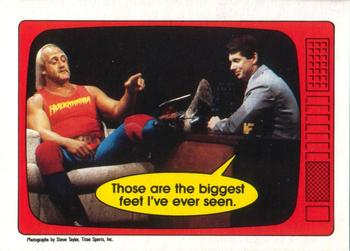 1985 O-Pee-Chee WWF Pro Wrestling Stars Series 2 #56 Hulk Hogan / Vince McMahon Front