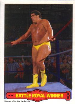 1985 O-Pee-Chee WWF Pro Wrestling Stars Series 2 #73 Battle Royal Winner Front