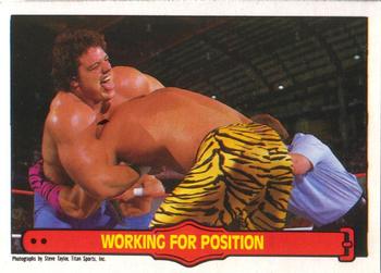 1985 O-Pee-Chee WWF Pro Wrestling Stars Series 2 #74 Working for Position Front