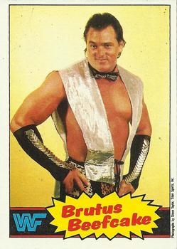 1985 Topps WWF Pro Wrestling Stars #10 Brutus Beefcake Front