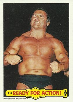 1985 Topps WWF Pro Wrestling Stars #46 Ready For Action! Front
