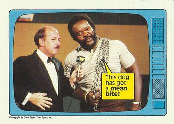 1985 Topps WWF Pro Wrestling Stars #58 Gene Okerlund / Junkyard Dog Front