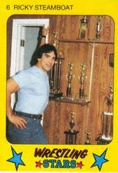 1986 Monty Gum Wrestling Stars #6 Ricky Steamboat Front