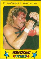 1986 Monty Gum Wrestling Stars #77 
