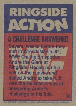 1987 Topps WWF #36 A Challenge Answered Back