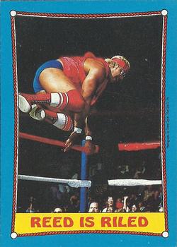 1987 Topps WWF #46 Reed is Riled Front