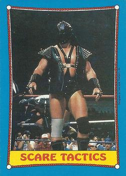 1987 Topps WWF #64 Scare Tactics Front